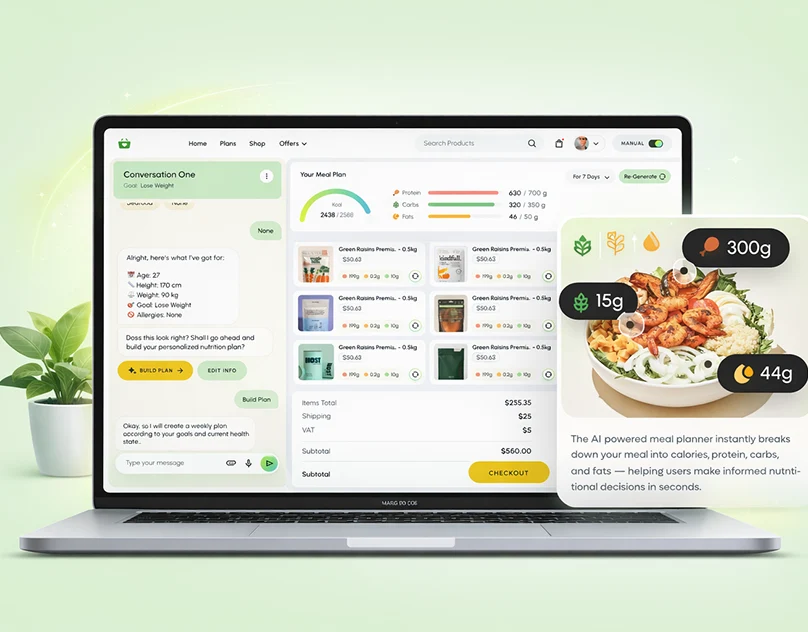 NutriGo: AI nutrition and meal planning SaaS