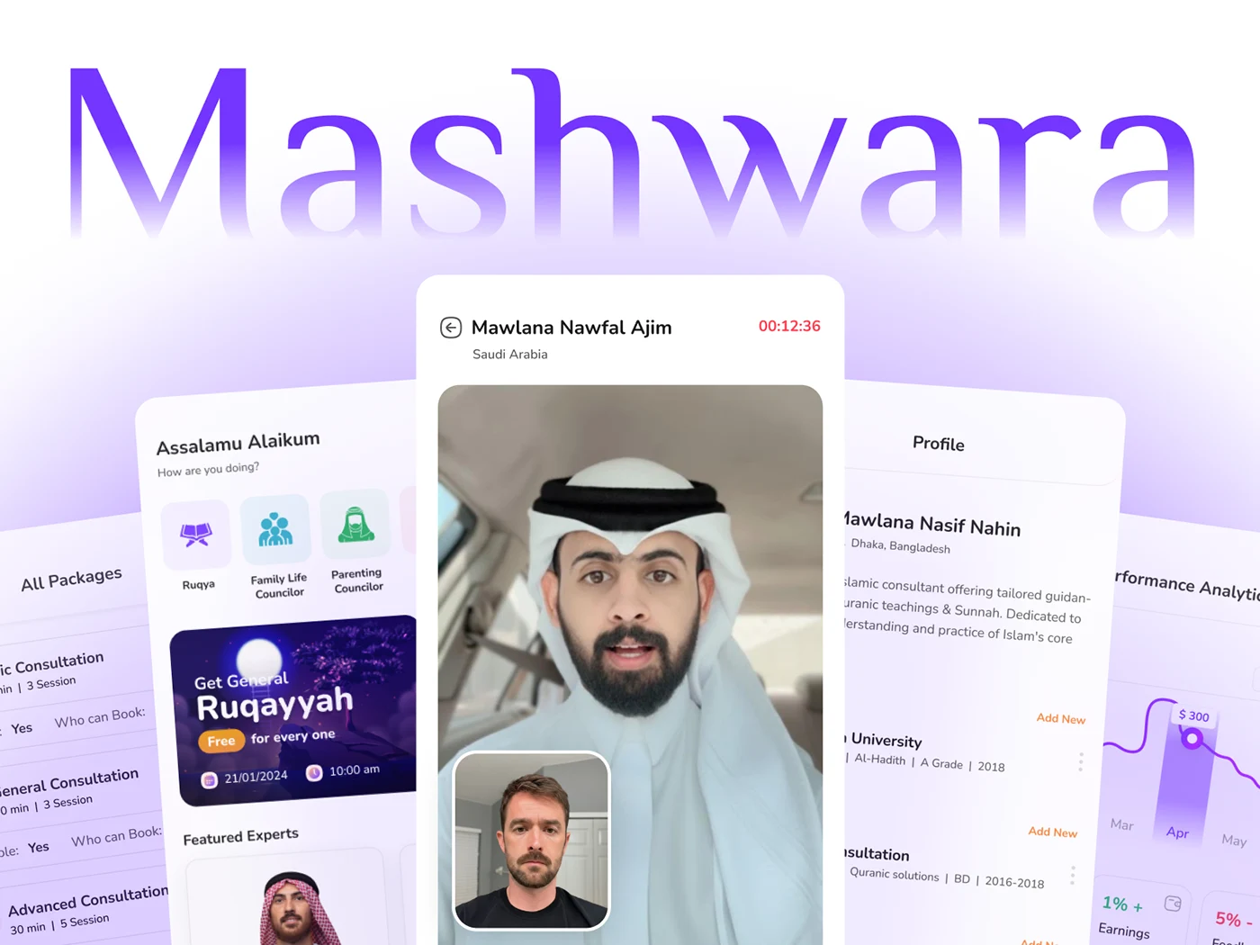 Mashwara: Islamic consultation mobile app