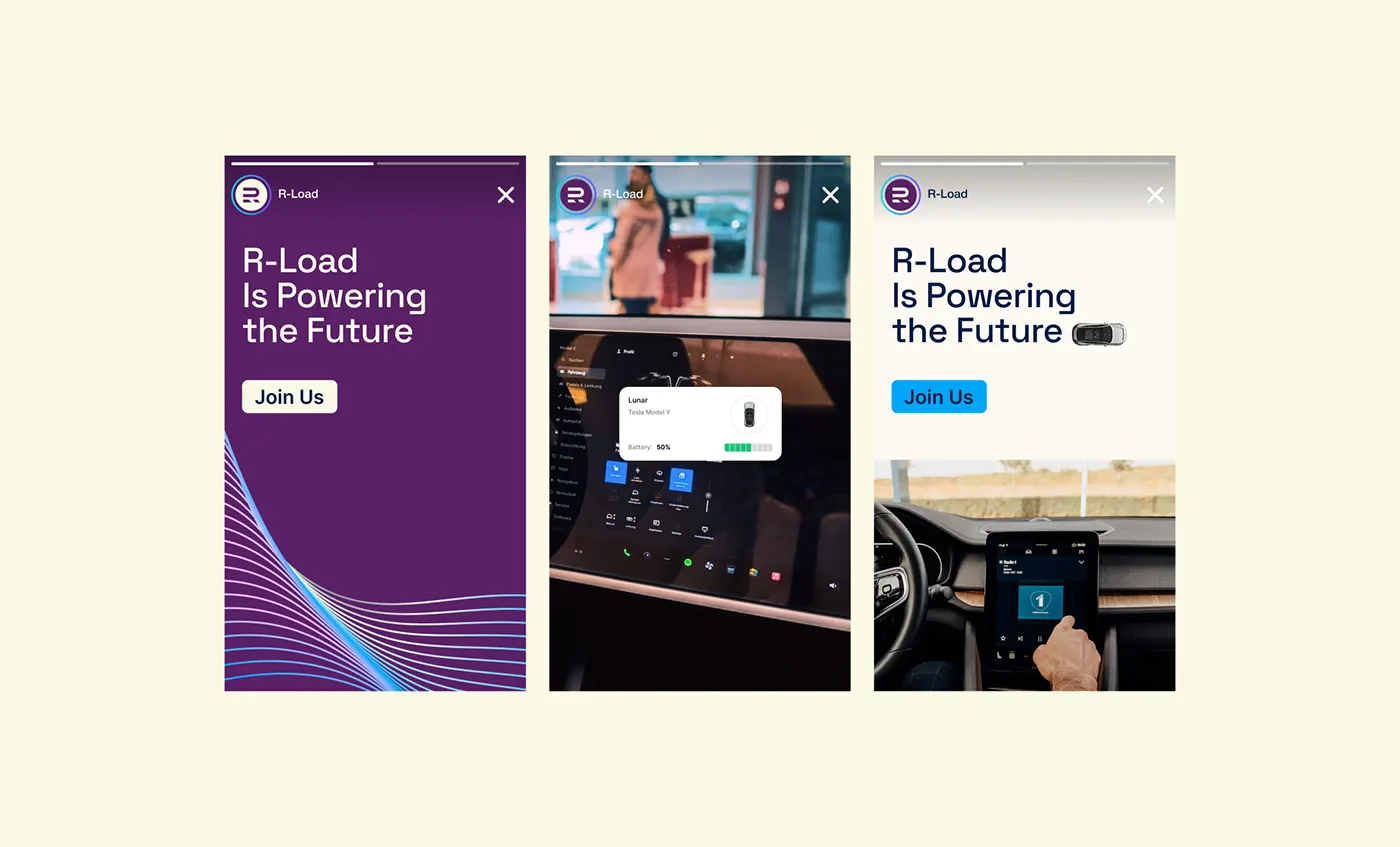 R-Load EV charging brand identity by Jakaria Mahmud, board 18