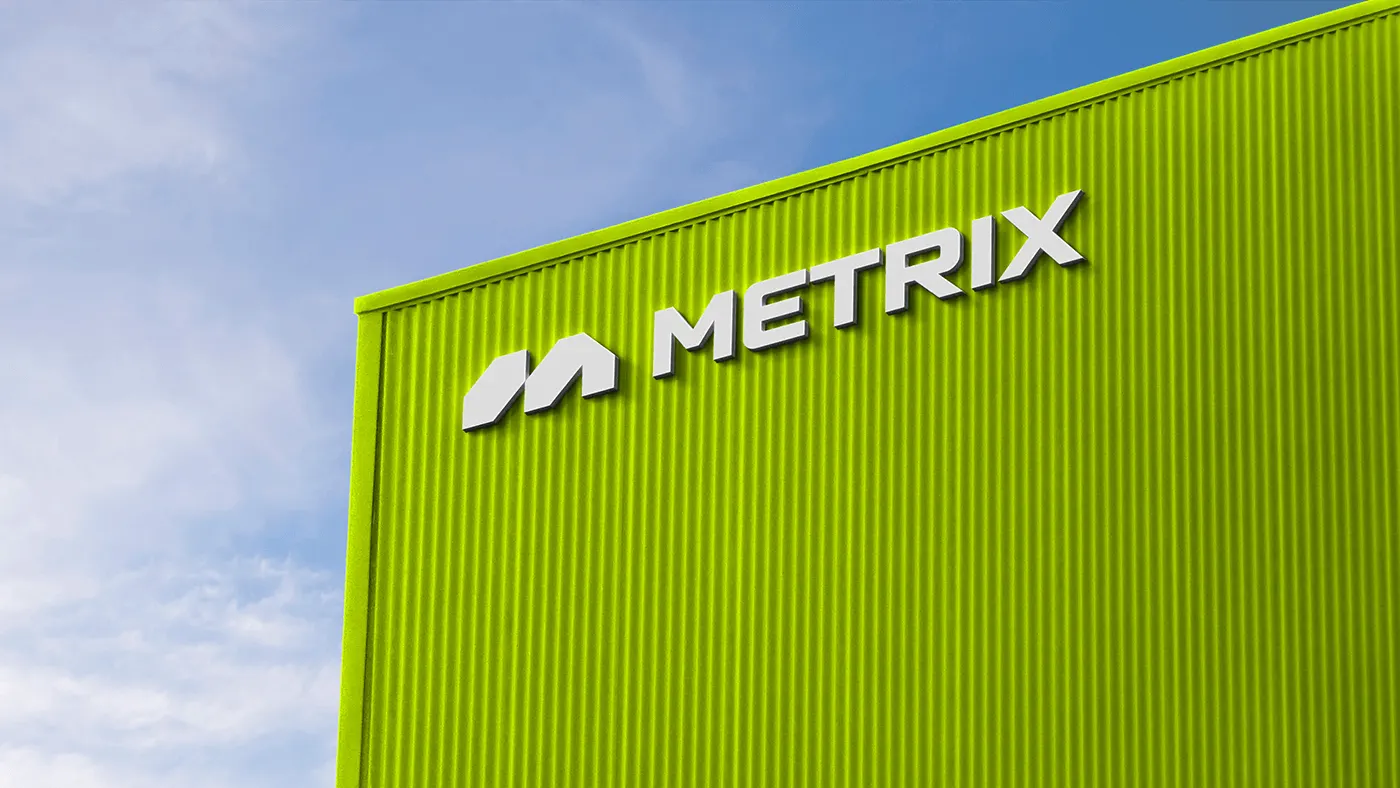 Metrix construction brand identity by Jakaria Mahmud