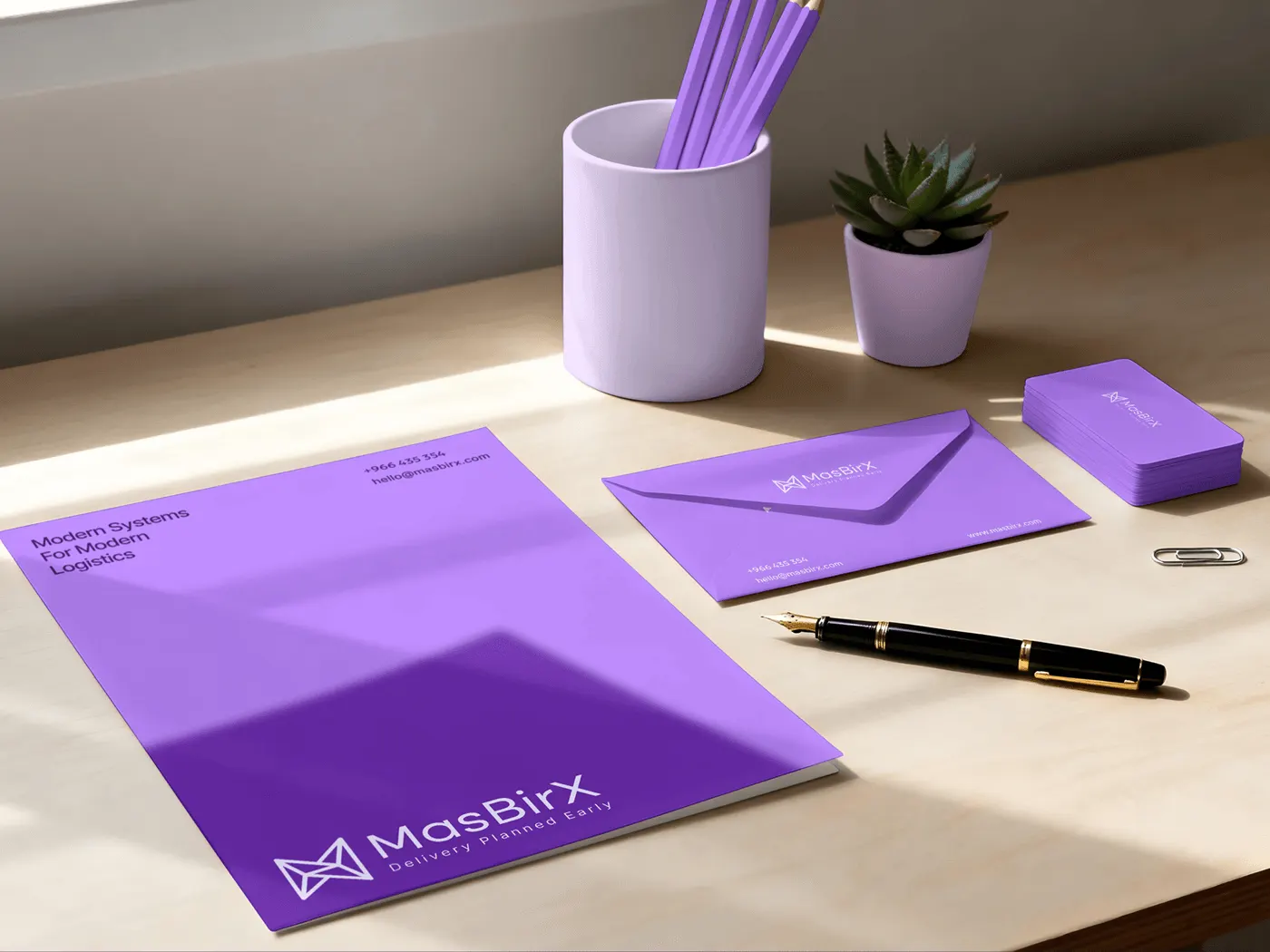 MasBriX logistics brand identity by Jakaria Mahmud, board 12