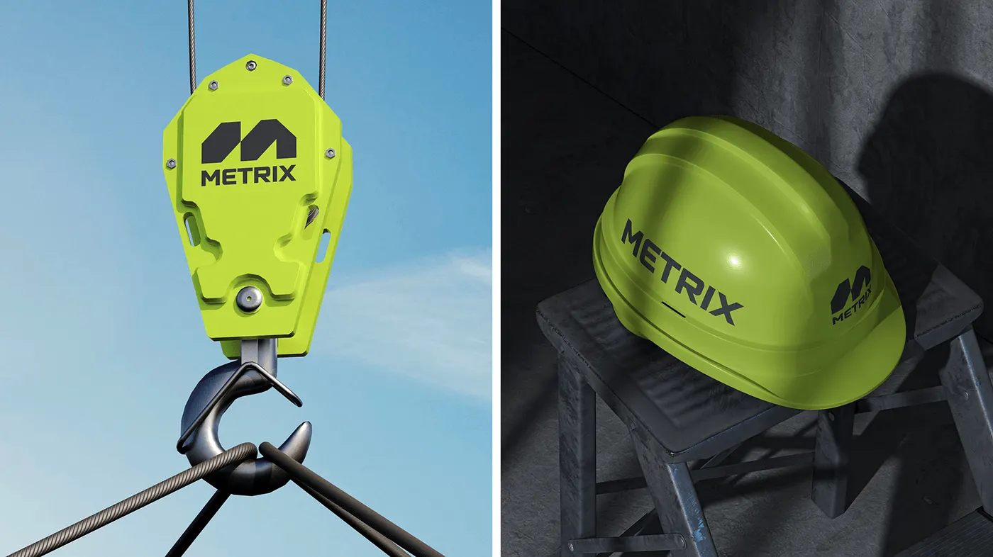 Metrix construction brand identity by Jakaria Mahmud, board 20