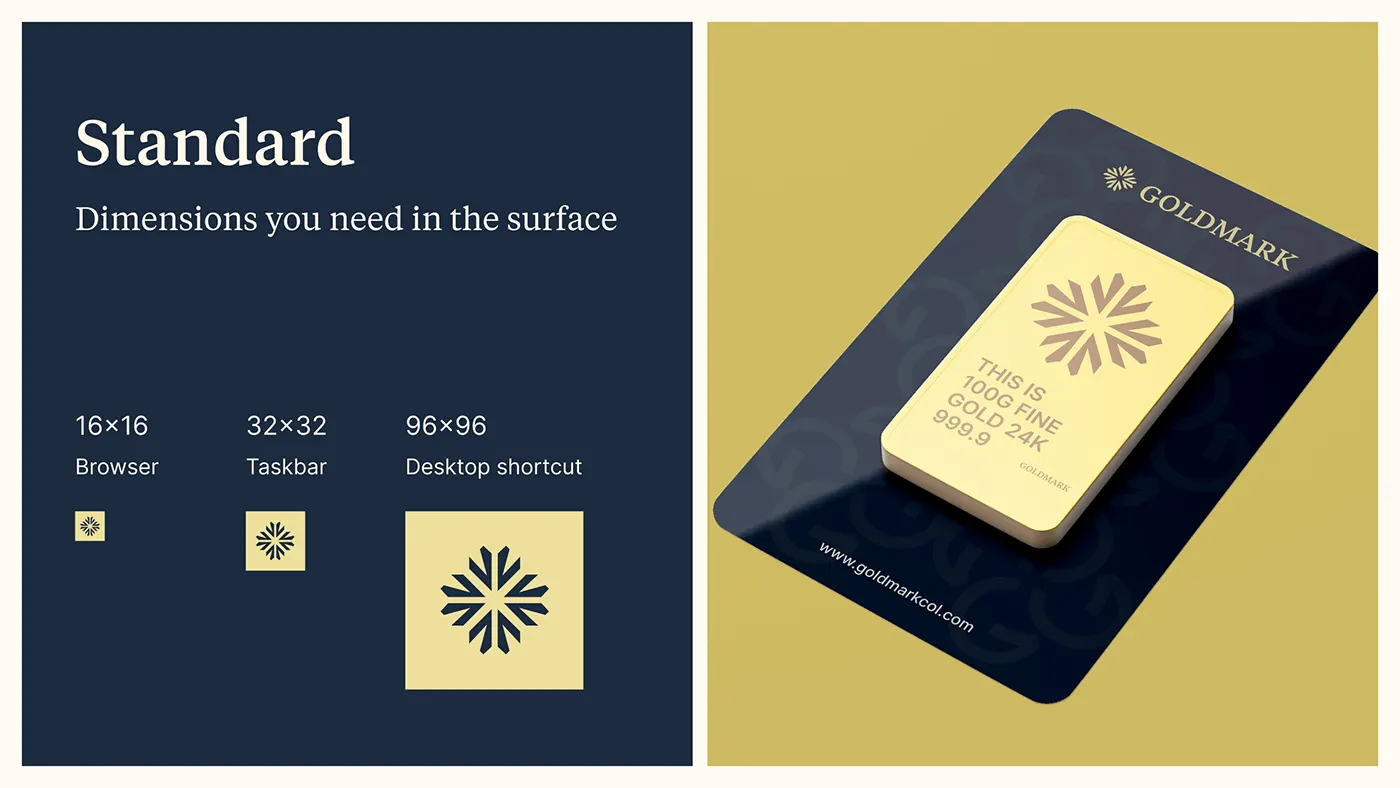 Goldmark luxury brand identity by Jakaria Mahmud, board 8