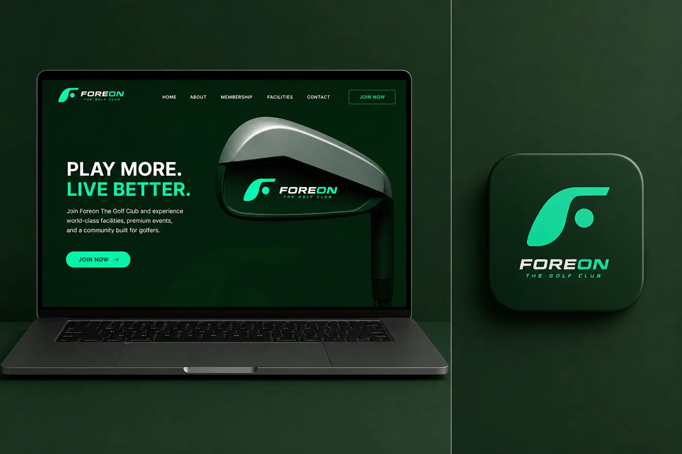FOREON luxury golf club branding by Jakaria Mahmud, board 10