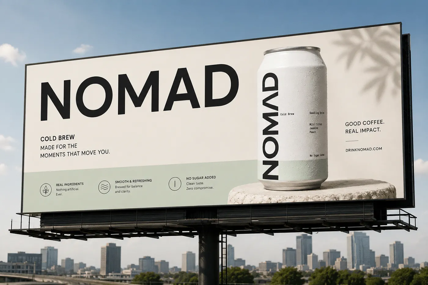 NOMAD Coffee brand identity and packaging by Jakaria Mahmud, board 11