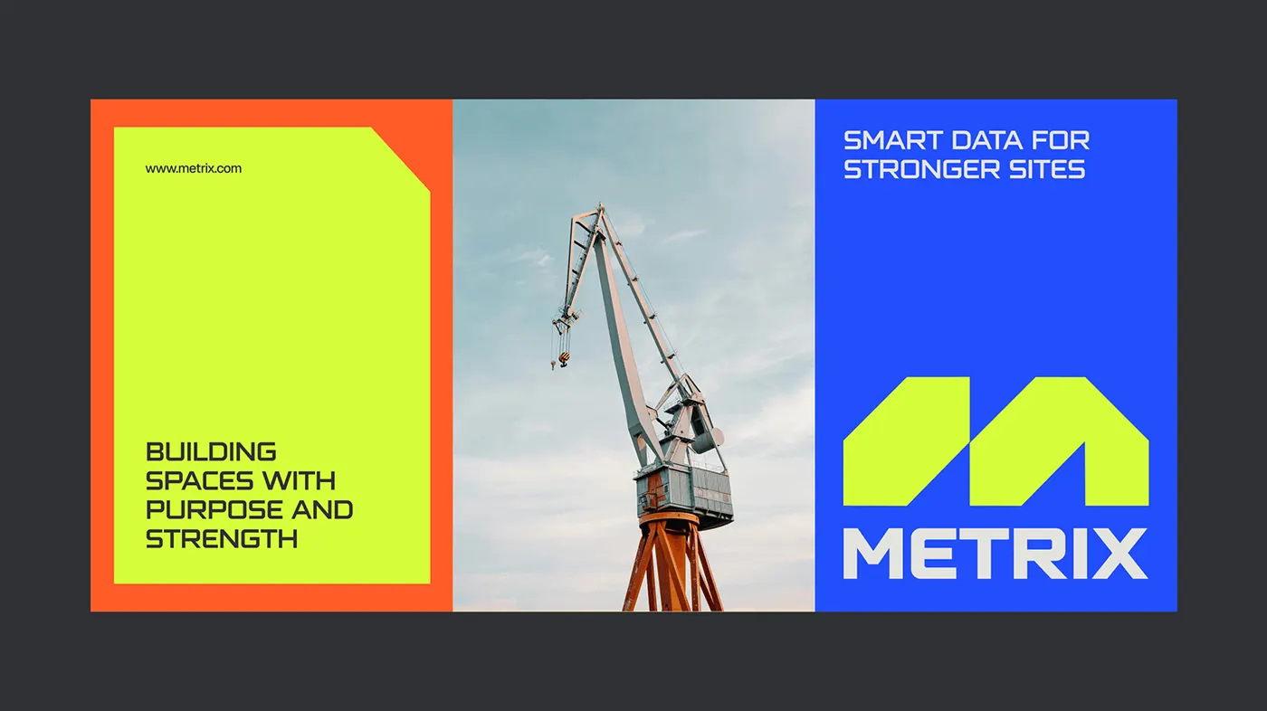 Metrix construction brand identity by Jakaria Mahmud, board 15