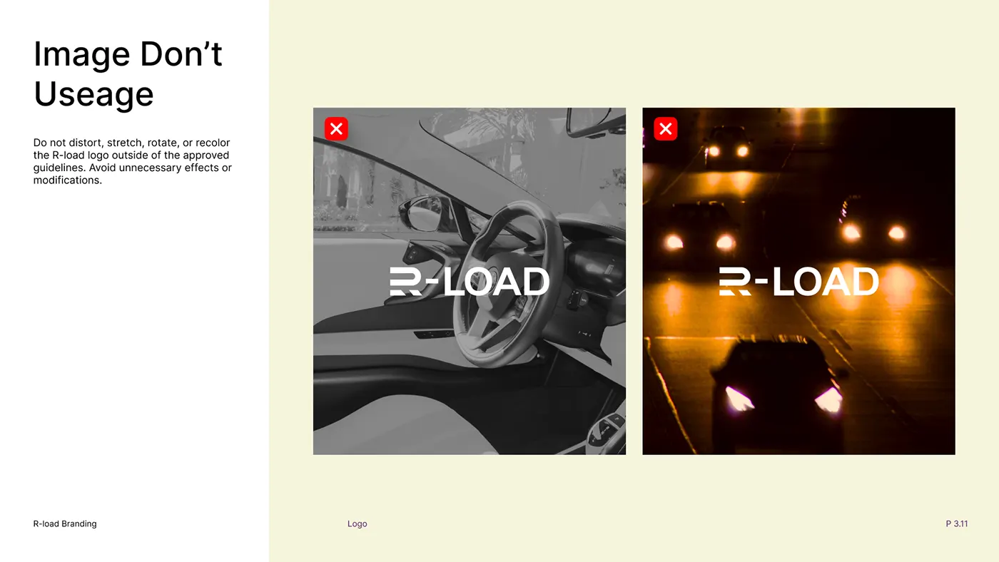 R-Load EV charging brand identity by Jakaria Mahmud, board 11