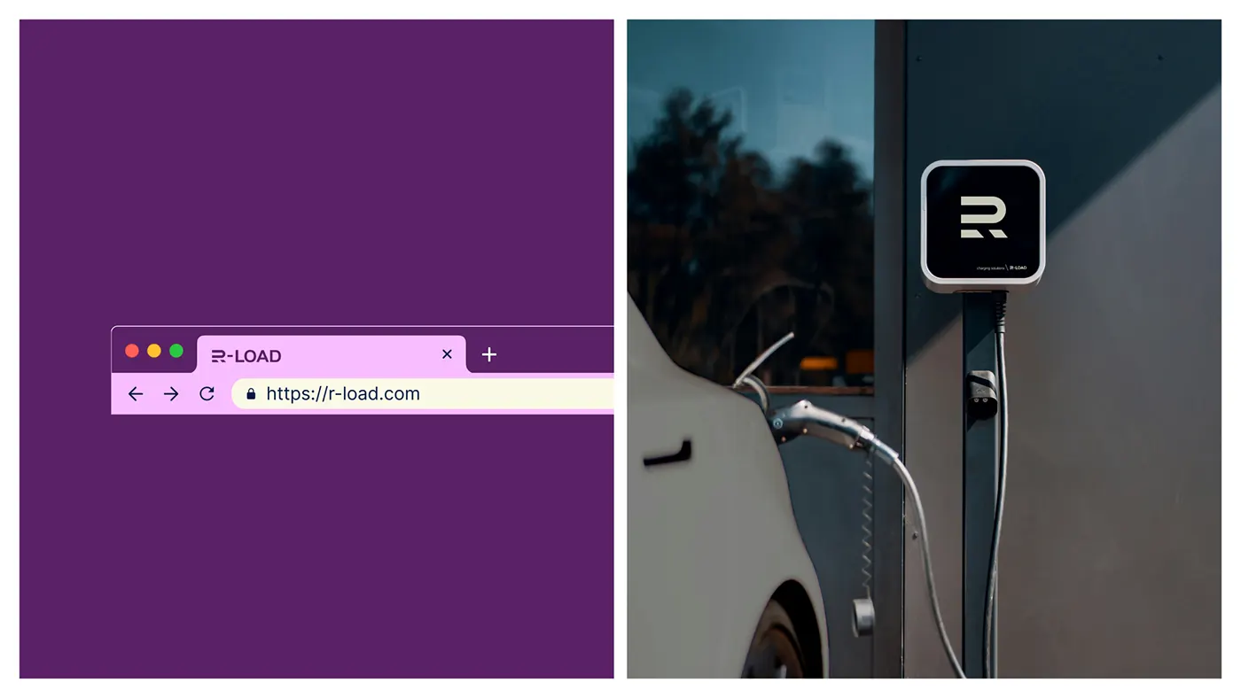 R-Load EV charging brand identity by Jakaria Mahmud, board 23