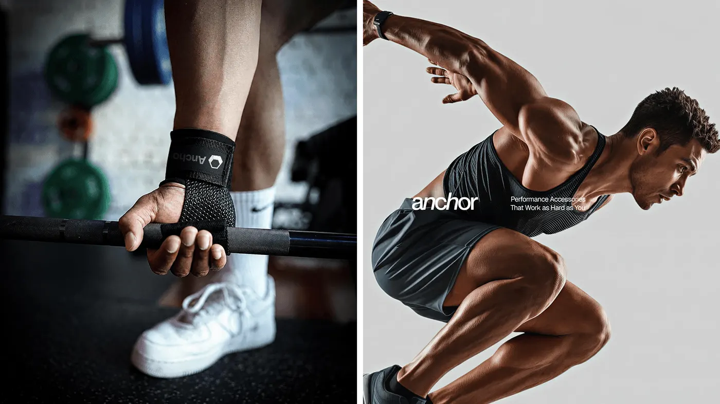 Anchor fitness brand and logo design by Jakaria Mahmud, board 13