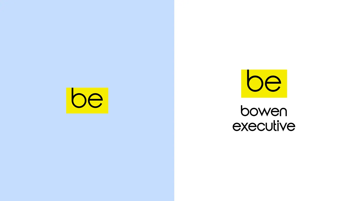Bowen Executive construction recruitment brand identity by Jakaria Mahmud, board 4