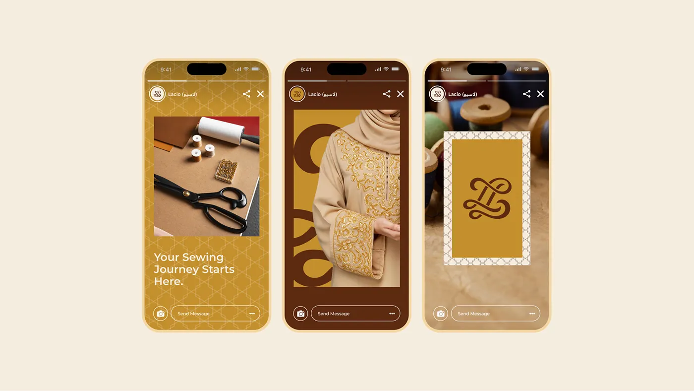 Lacio luxury lifestyle brand identity by Jakaria Mahmud, board 9