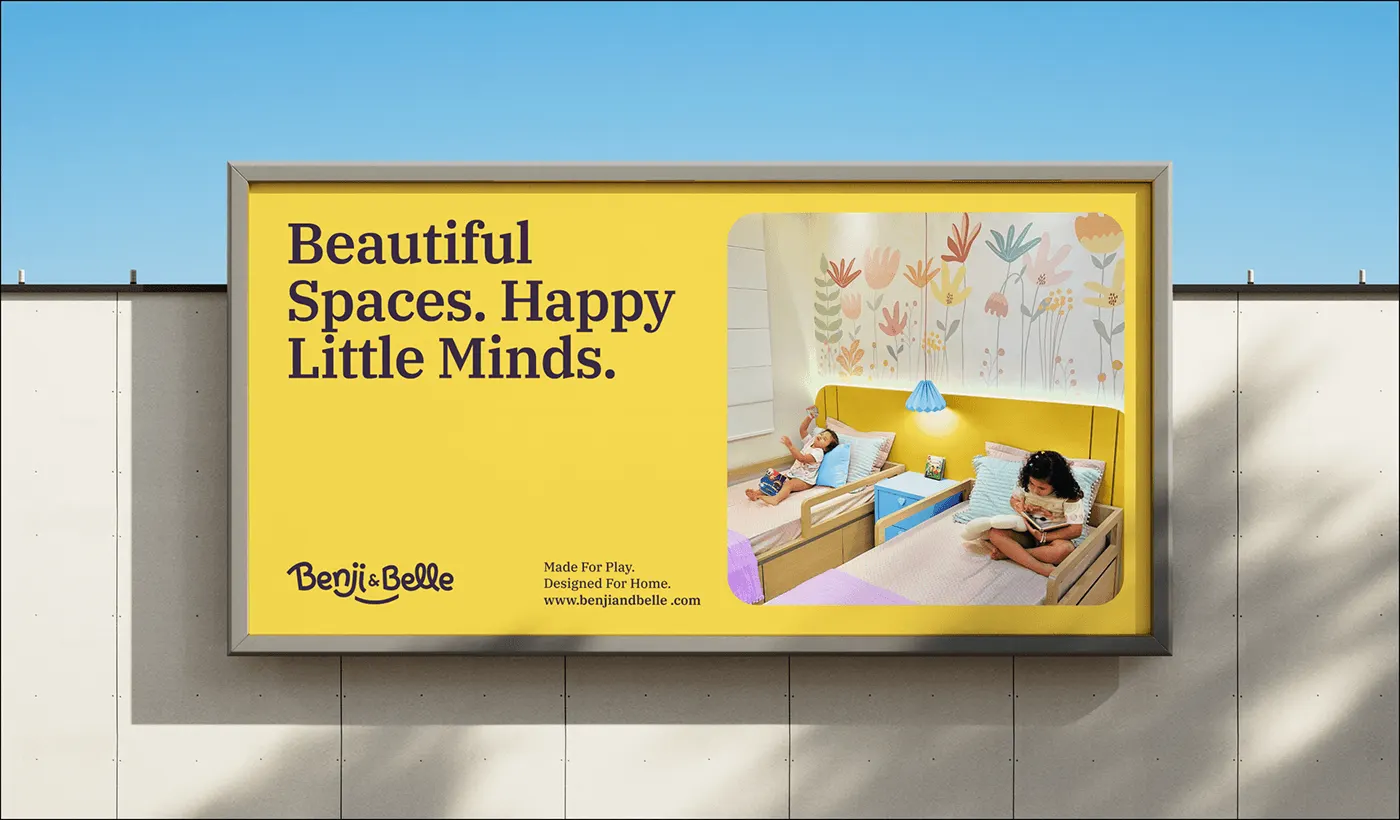 Benji & Belle kids lifestyle brand identity by Jakaria Mahmud, board 6
