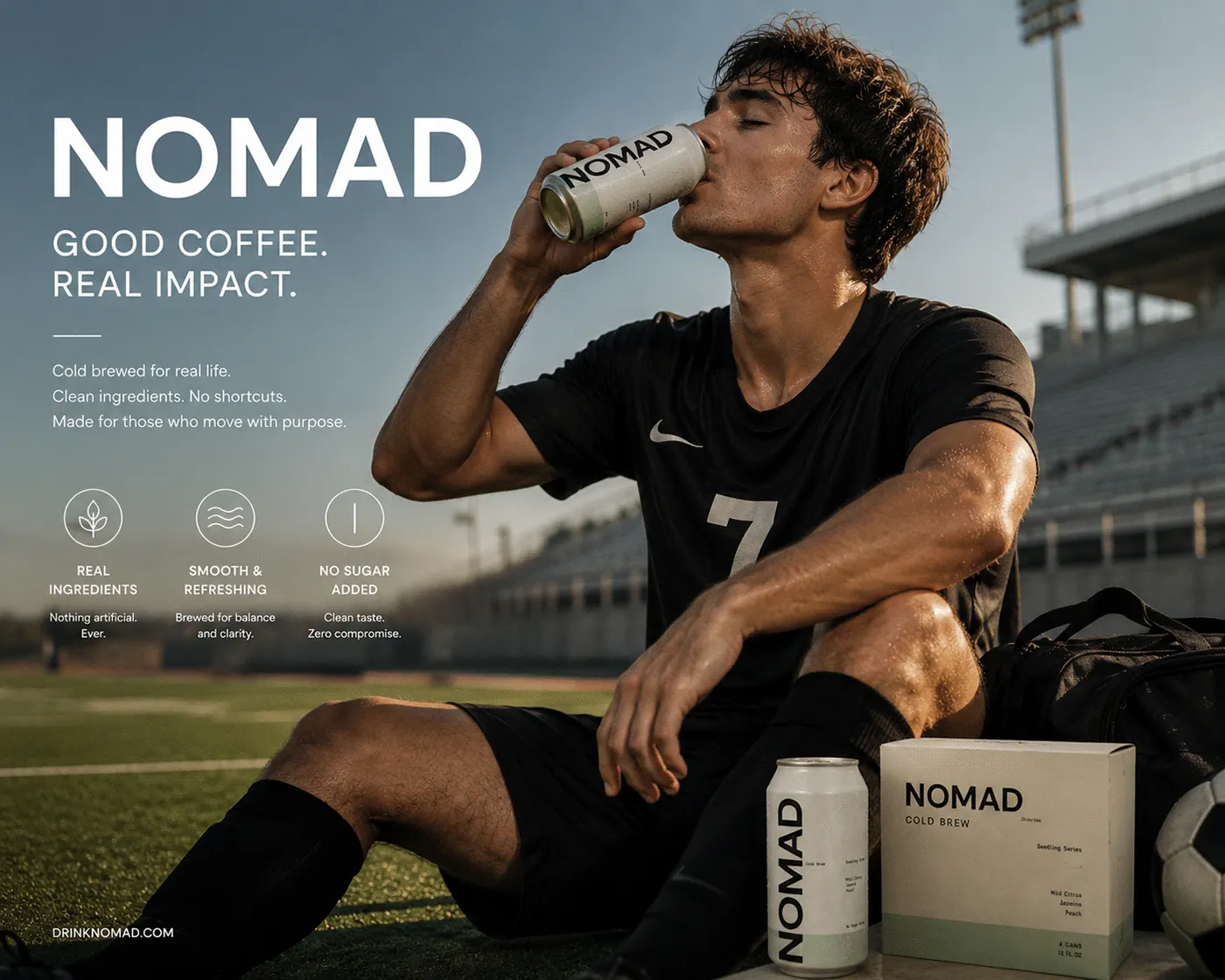 NOMAD Coffee brand identity and packaging by Jakaria Mahmud, board 16