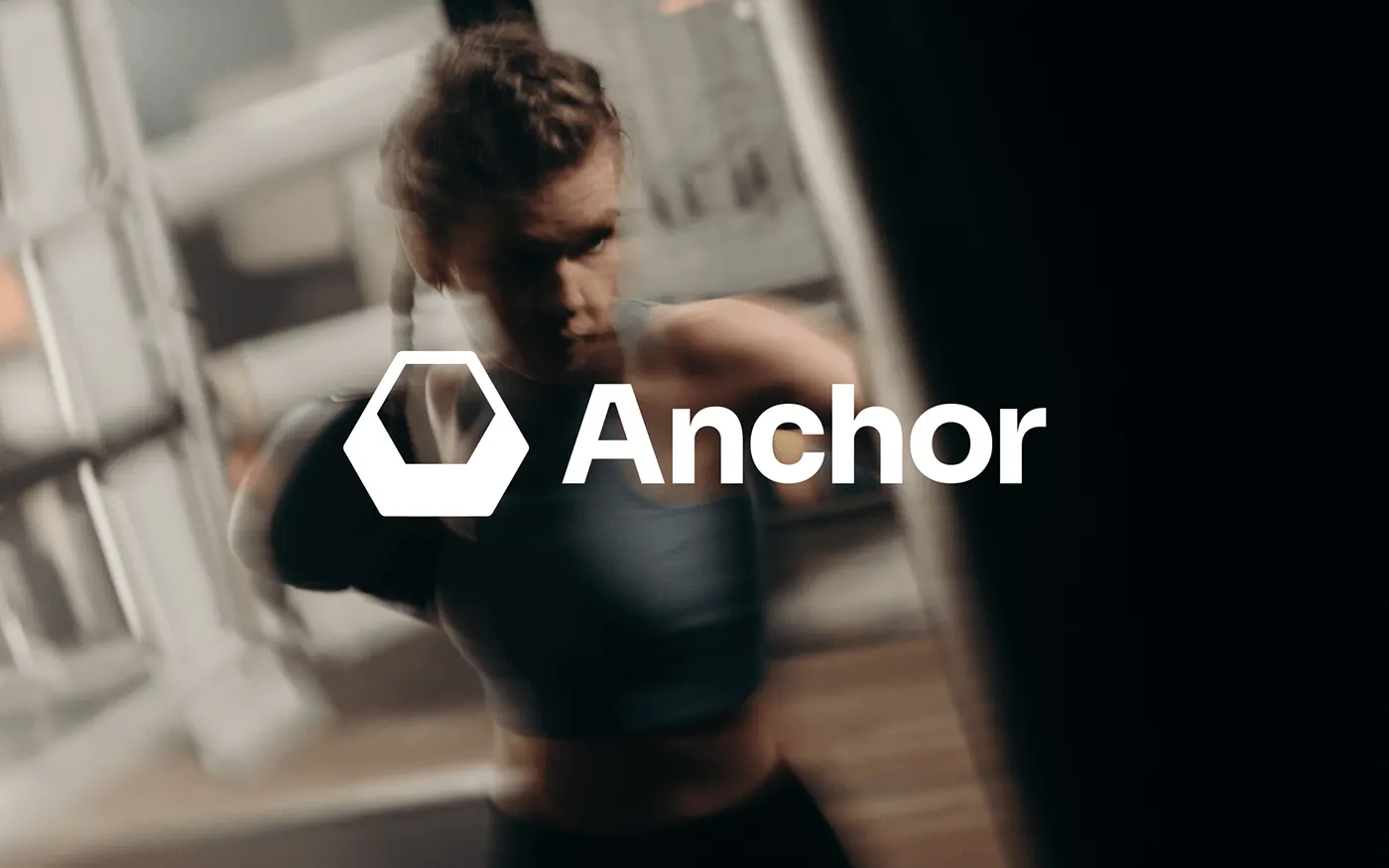 Anchor fitness brand and logo design by Jakaria Mahmud