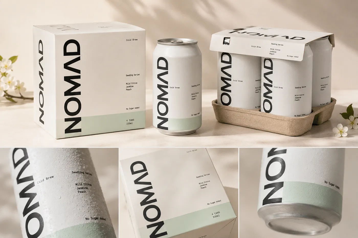NOMAD Coffee brand identity and packaging by Jakaria Mahmud, board 7