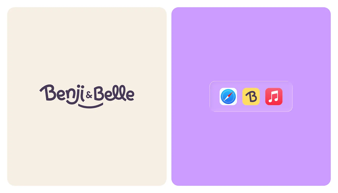 Benji & Belle kids lifestyle brand identity by Jakaria Mahmud, board 5