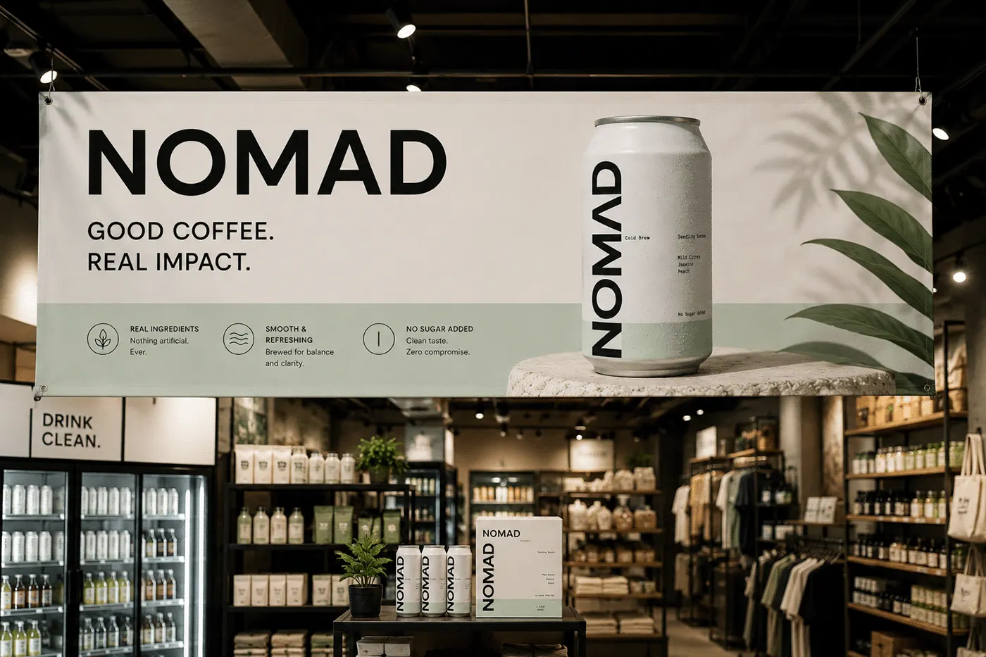 NOMAD Coffee brand identity and packaging by Jakaria Mahmud, board 15