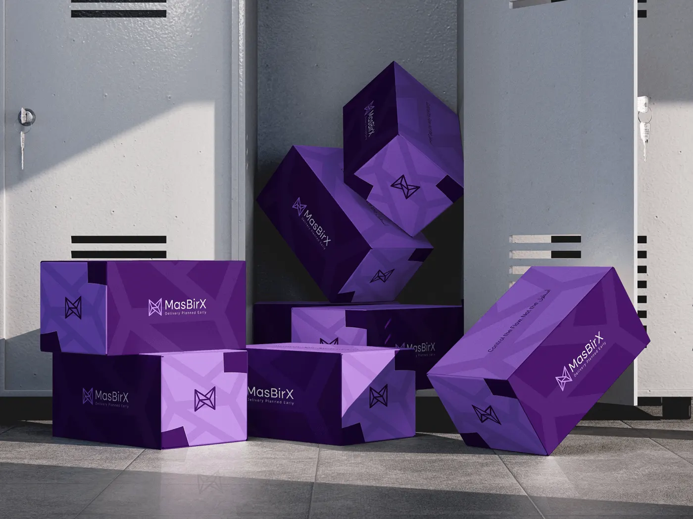 MasBriX logistics brand identity by Jakaria Mahmud, board 19