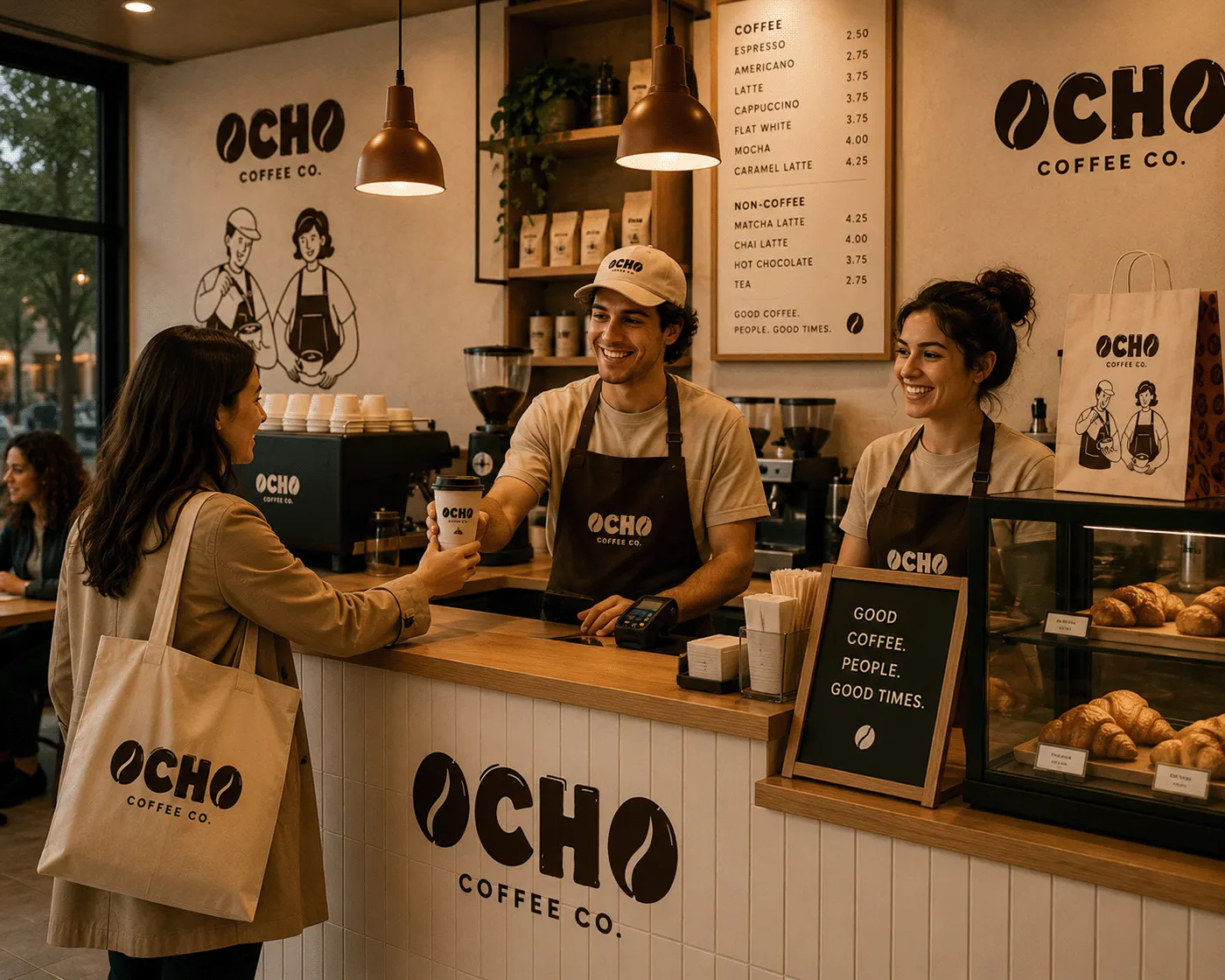 OCHO Coffee Co. coffee branding and packaging by Jakaria Mahmud, board 12