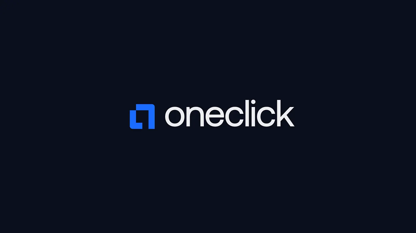 OneClick fintech brand identity by Jakaria Mahmud