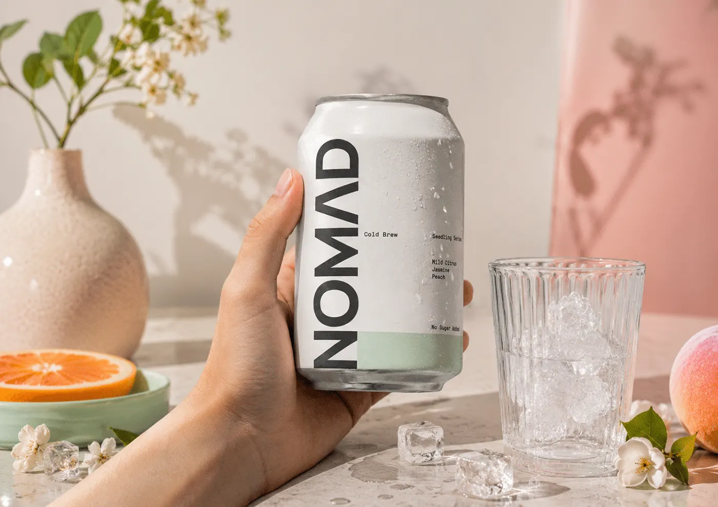 NOMAD Coffee brand identity and packaging by Jakaria Mahmud