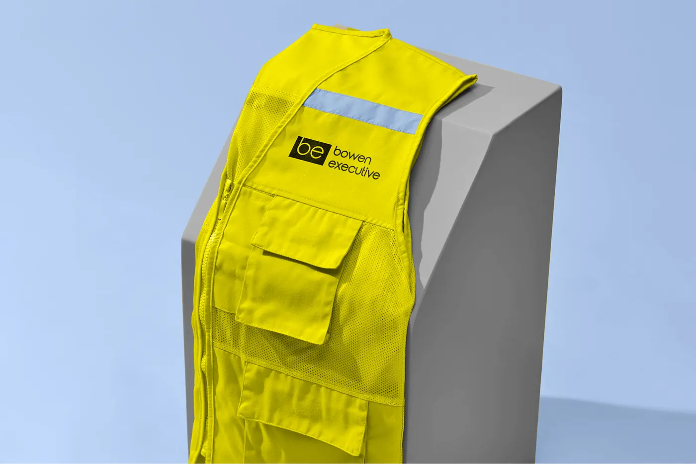Bowen Executive construction recruitment brand identity by Jakaria Mahmud, board 7