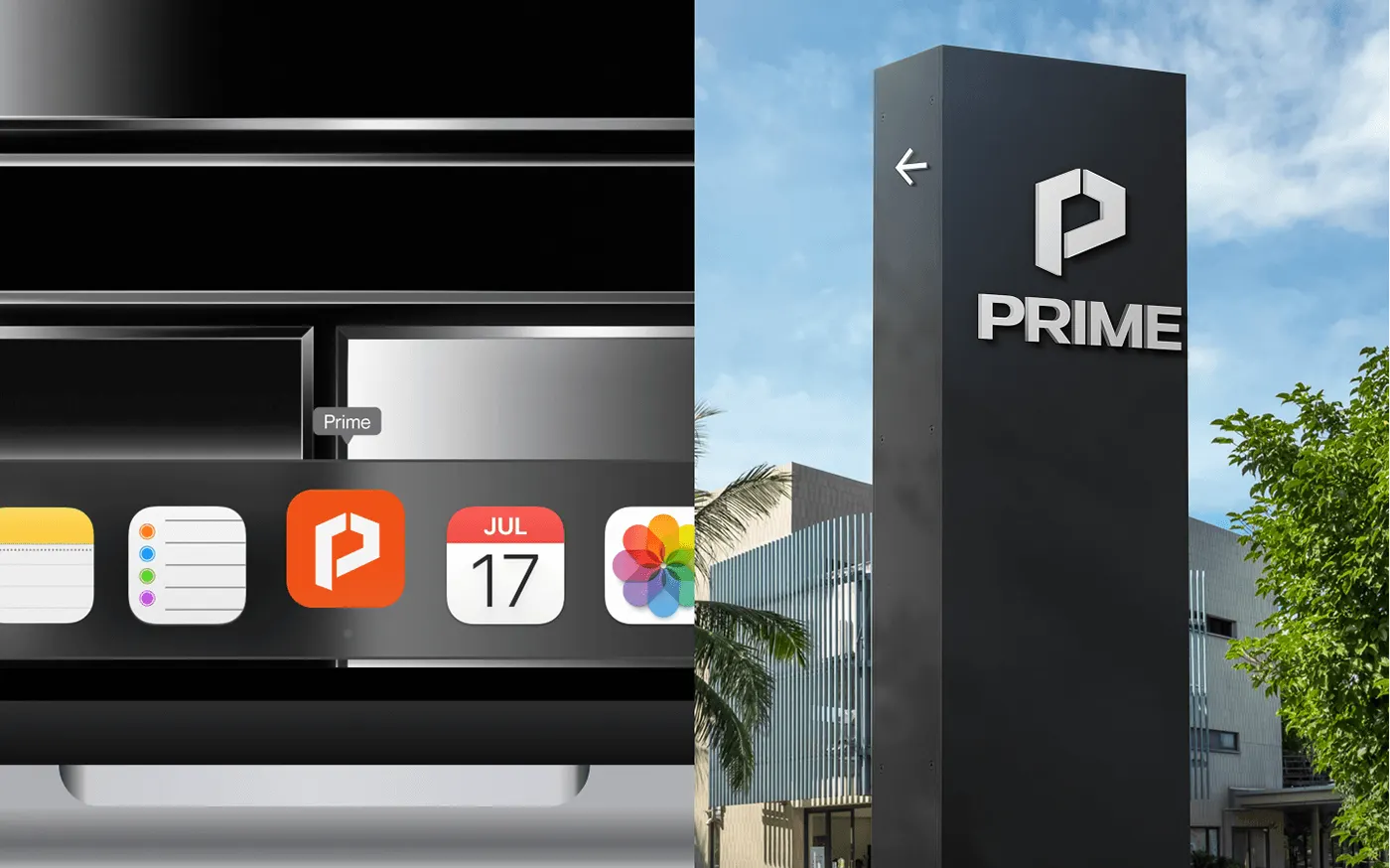 Prime logo design by Jakaria Mahmud, board 6