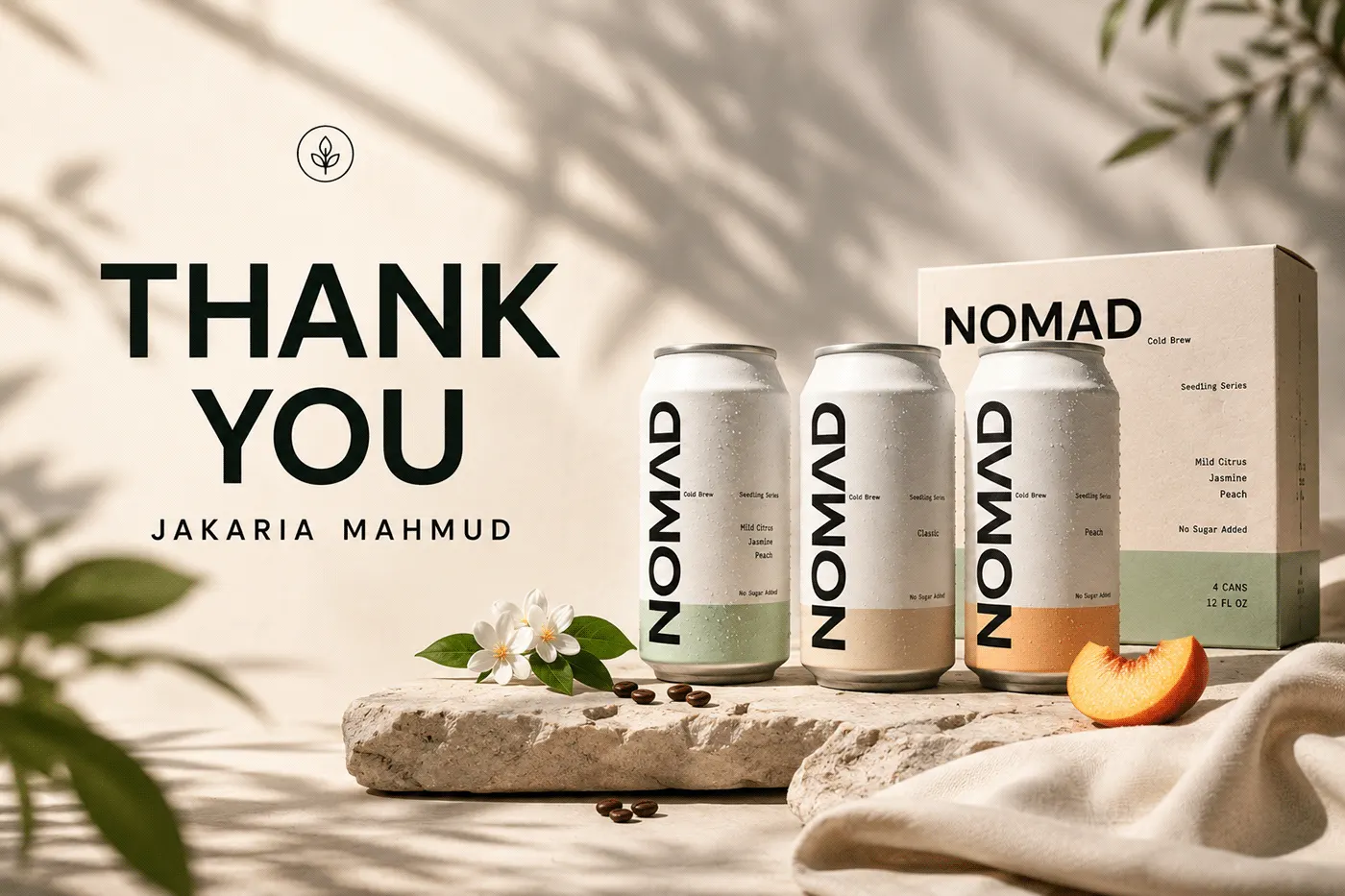 NOMAD Coffee brand identity and packaging by Jakaria Mahmud, board 19