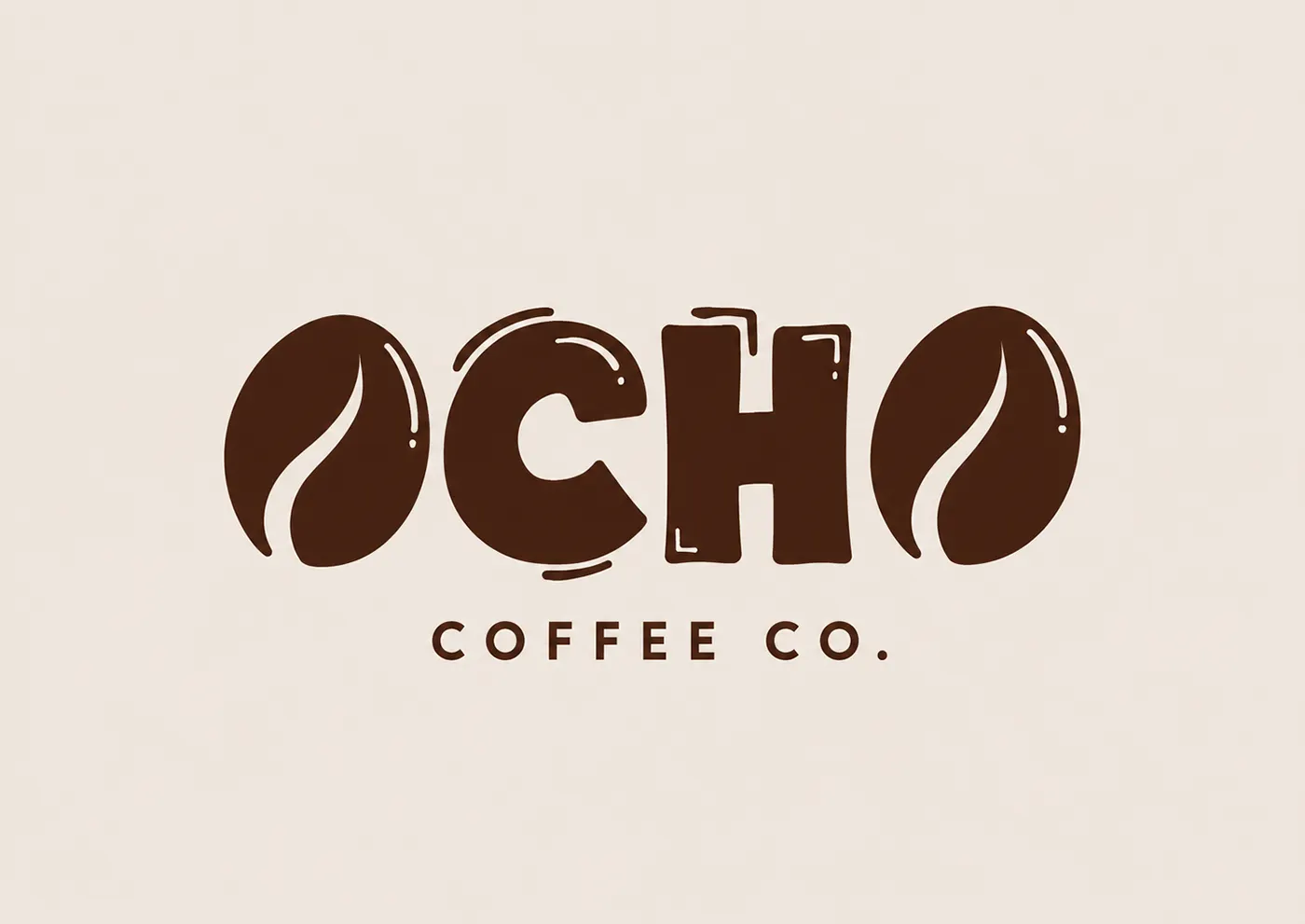 OCHO Coffee Co. coffee branding and packaging by Jakaria Mahmud