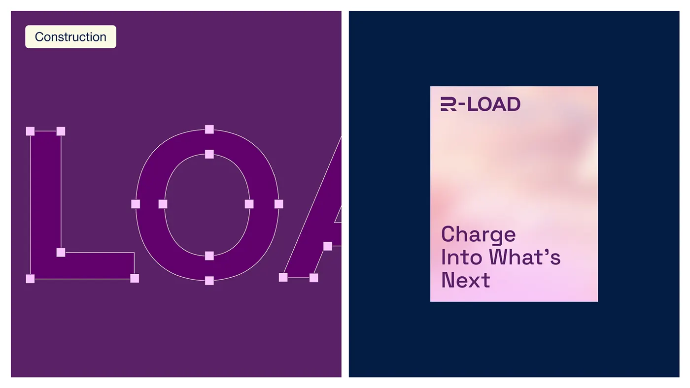 R-Load EV charging brand identity by Jakaria Mahmud, board 5