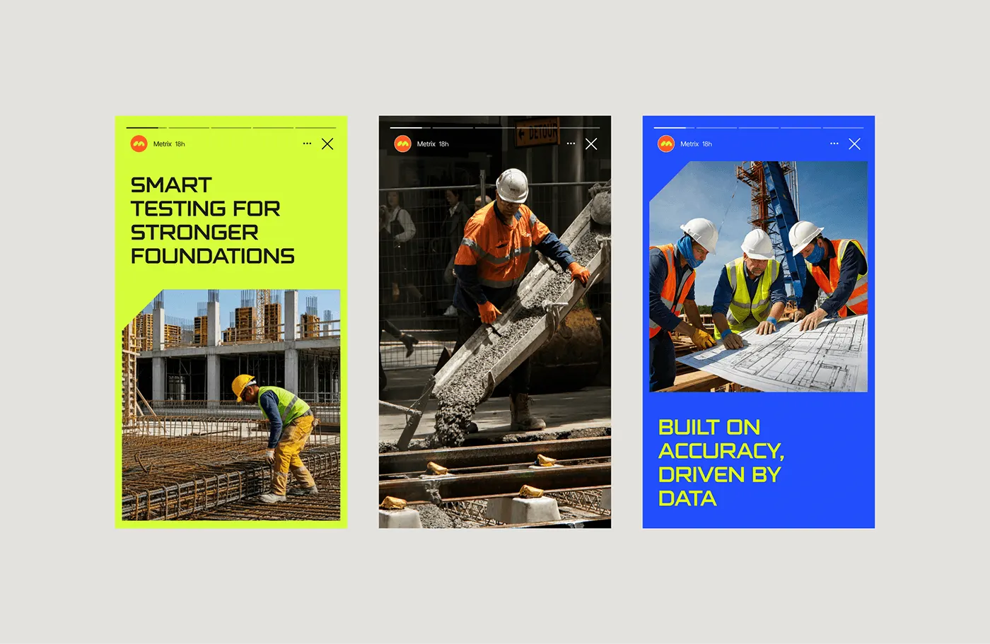 Metrix construction brand identity by Jakaria Mahmud, board 23