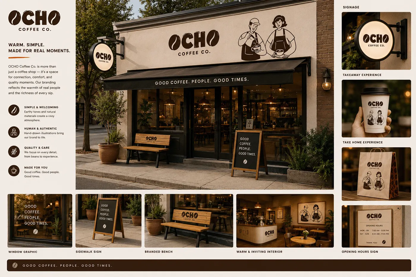 OCHO Coffee Co. coffee branding and packaging by Jakaria Mahmud, board 10